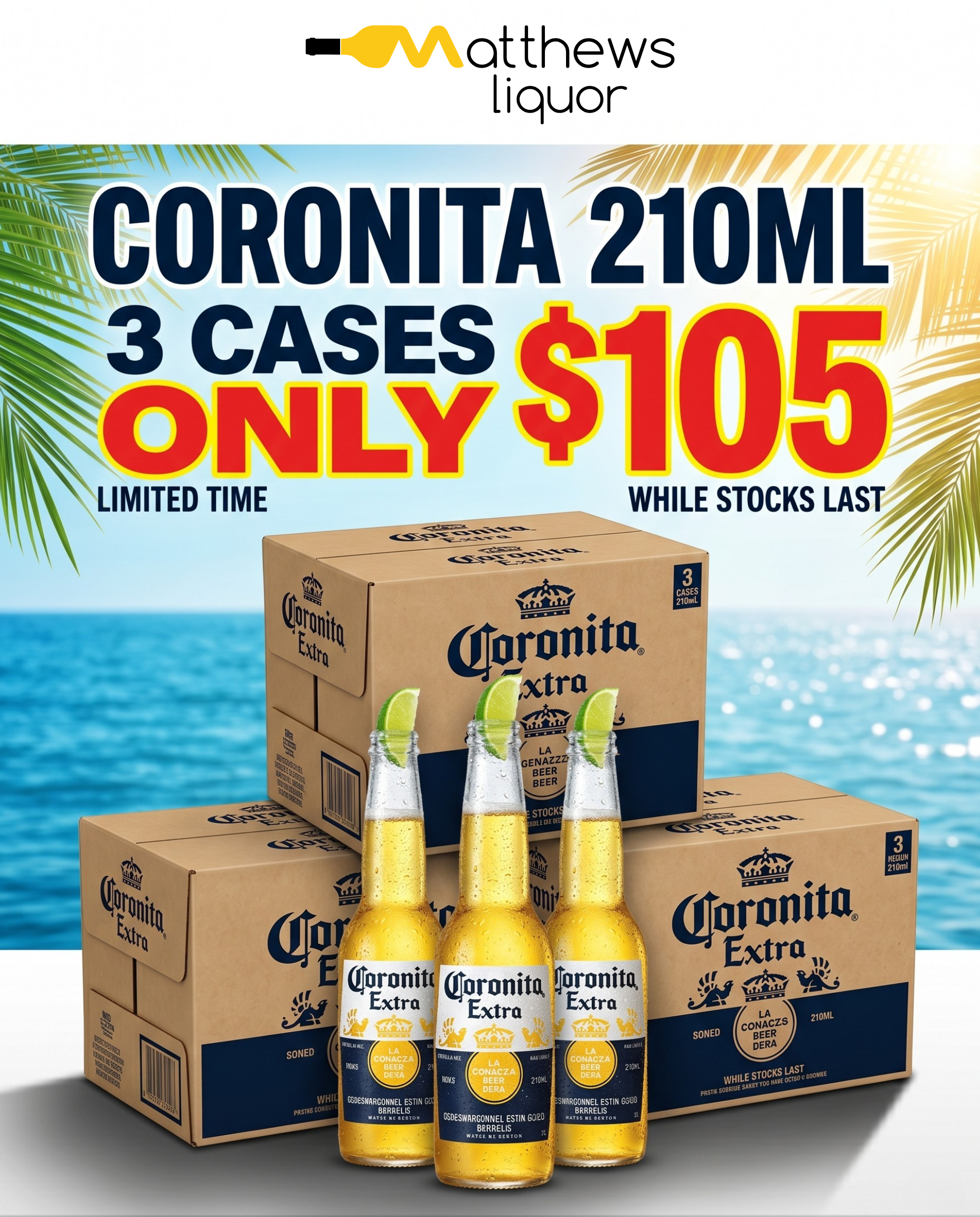 May Your Fridge Have Empty Space for This – Coronita 210ml - 3 Cases for Only $105